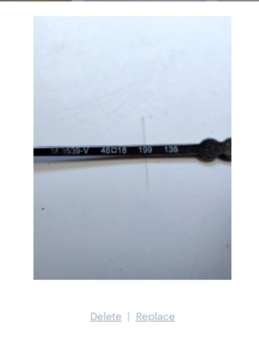 Vintage Moschino M 3539-V Tortoise Eyeglass Frame Front Only Parts Repair Salvag - Picture 10 of 10